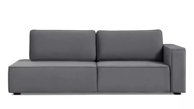 Прямой диван Ralf 2-секционный, без подлокотника слева