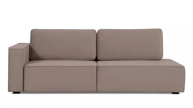 Прямой диван Ralf 2-секционный, без подлокотника справа