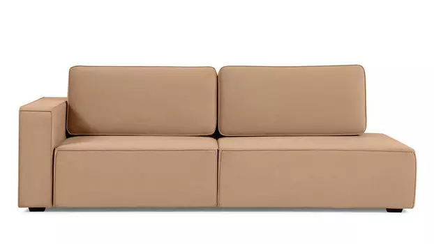 Прямой диван Ralf 2-секционный, без подлокотника справа