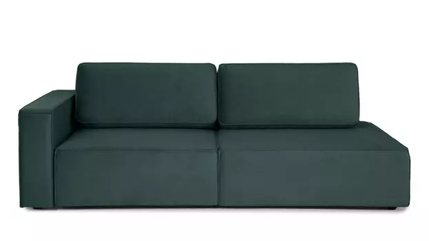 Прямой диван Ralf 2-секционный, без подлокотника справа