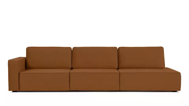 Прямой диван Ralf 3-секционный, без подлокотника справа