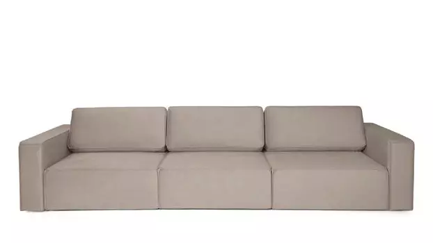 Прямой диван Ralf 3-секционный, с подлокотниками