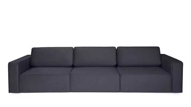 Прямой диван Ralf 3-секционный, с подлокотниками