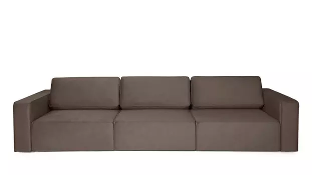 Прямой диван Ralf 3-секционный, с подлокотниками