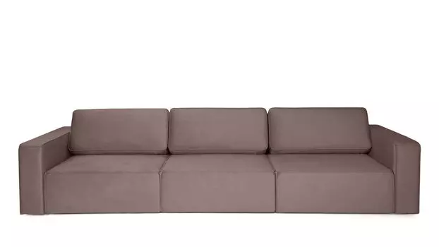 Прямой диван Ralf 3-секционный, с подлокотниками