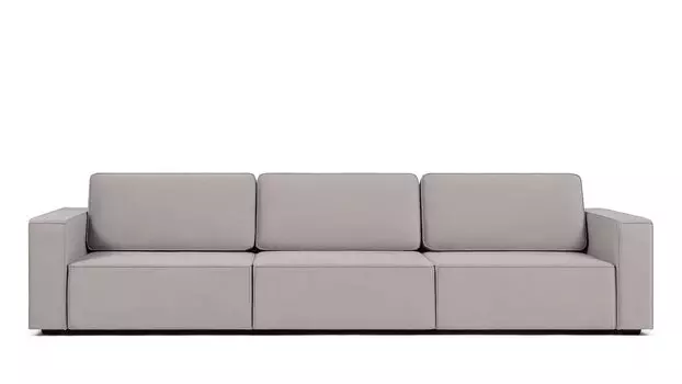 Прямой диван Ralf 3-секционный, с подлокотниками