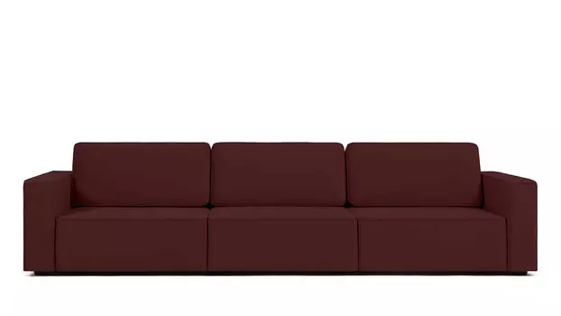 Прямой диван Ralf 3-секционный, с подлокотниками