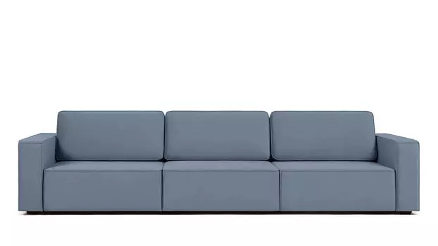 Прямой диван Ralf 3-секционный, с подлокотниками