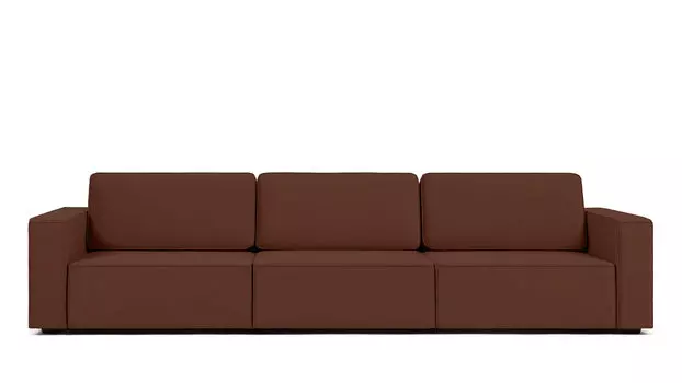 Прямой диван Ralf 3-секционный, с подлокотниками