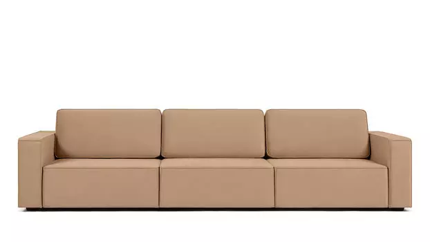 Прямой диван Ralf 3-секционный, с подлокотниками