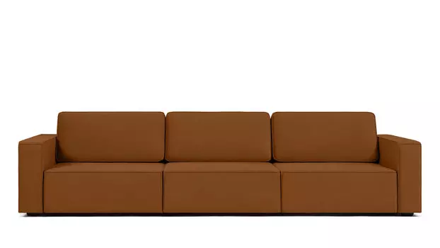 Прямой диван Ralf 3-секционный, с подлокотниками