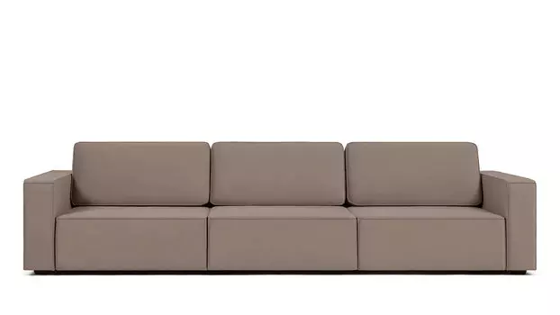 Прямой диван Ralf 3-секционный, с подлокотниками