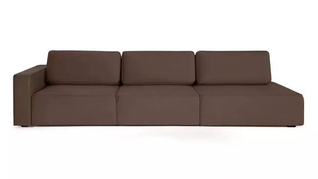 Прямой диван Ralf 3-секционный, без подлокотника справа