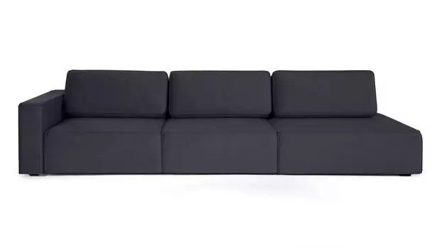 Прямой диван Ralf 3-секционный, без подлокотника справа