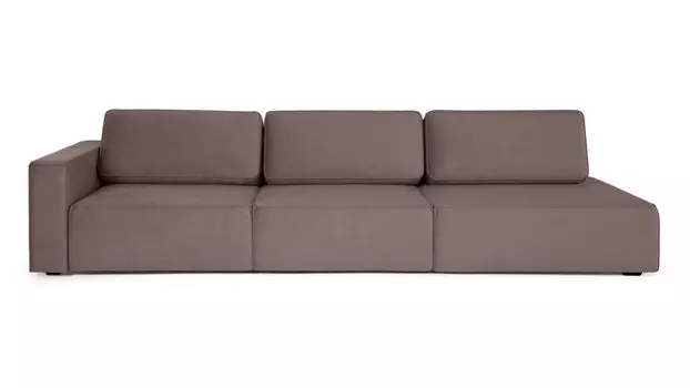 Прямой диван Ralf 3-секционный, без подлокотника справа