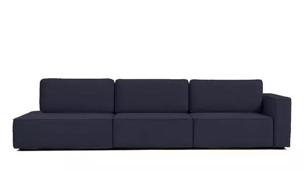 Прямой диван Ralf 3-секционный, с подлокотником R