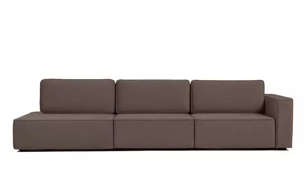 Прямой диван Ralf 3-секционный, без подлокотника слева