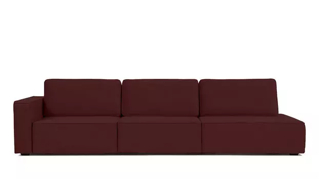 Прямой диван Ralf 3-секционный, без подлокотника справа