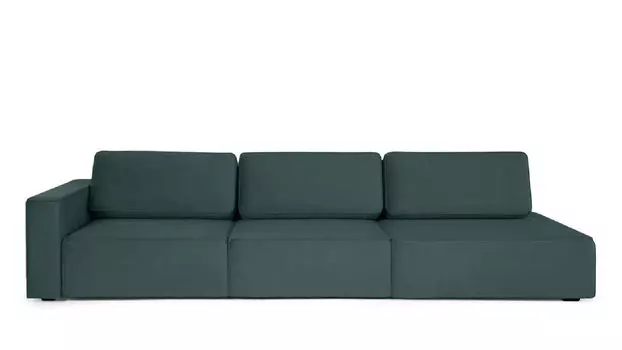 Прямой диван Ralf 3-секционный, без подлокотника справа