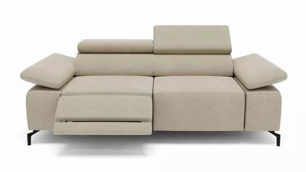 Прямой диван Square new с реклайнером слева