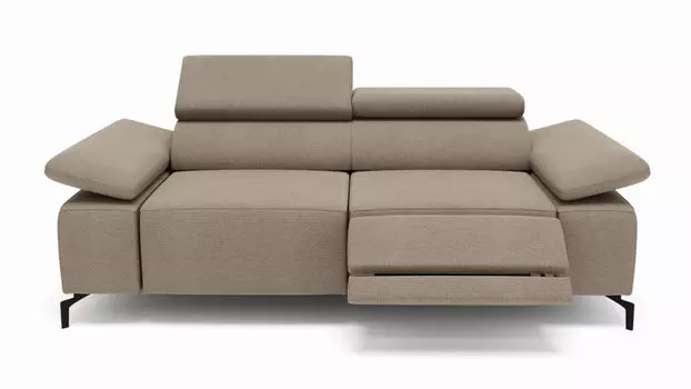 Прямой диван Square new с реклайнером справа