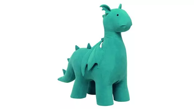 Пуф детский Dinosaur, цвет Морская волна