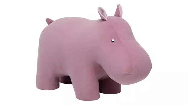 Пуф детский Hippo, цвет Розовый
