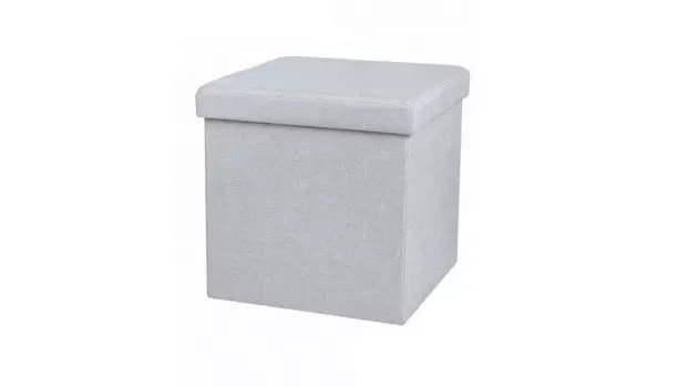 Пуф складной Tissu, цвет светло-серый