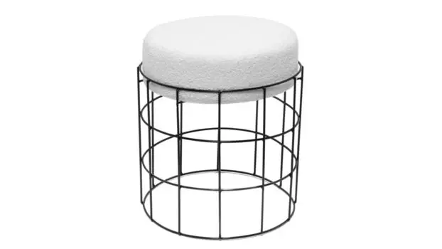 Пуф Steelfort, Молочный букле