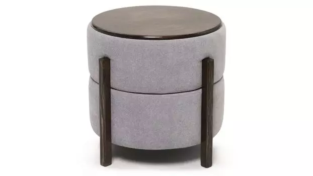 Пуф Trevino, Серый букле