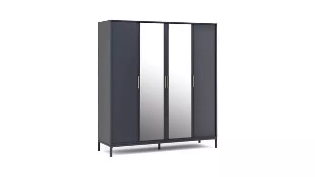 Шкаф четырехдверный Una, цвет Шафран