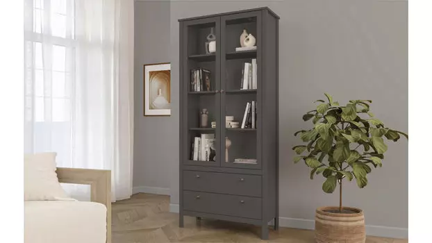 Шкаф двухдверный Kasli, цвет Графит