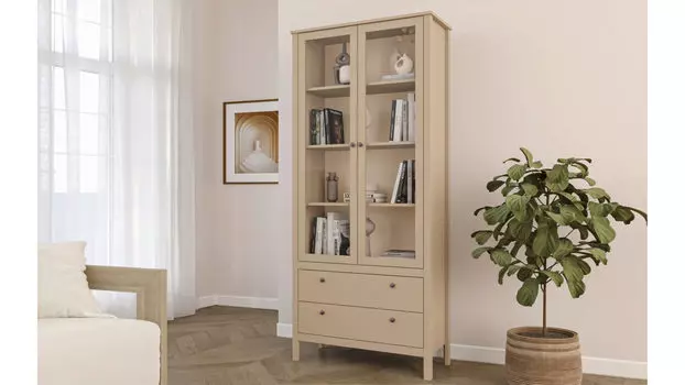 Шкаф двухдверный Kasli, цвет Капучино