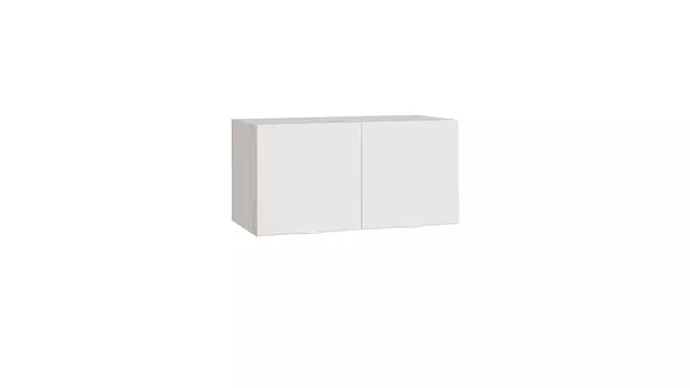 Шкаф навесной Kelda, цвет Ясень шимо+Белый