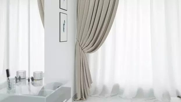 Штора Blackout Glossy 2.0, цвет дымчатый