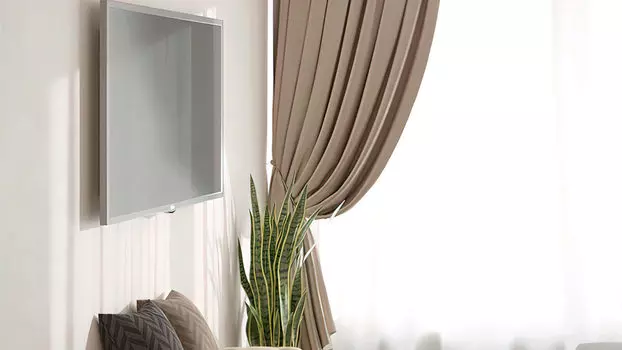 Штора Blackout Glossy, цвет: бежевый