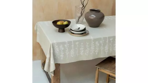 Скатерть Askona Home Sound 130 210 бежевый