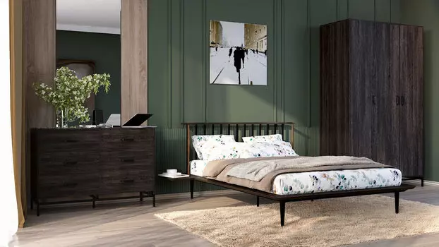 Спальня Barna, цвет Nut