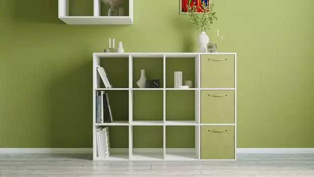 Стеллаж Scout 12 секций, цвет Белый лёд