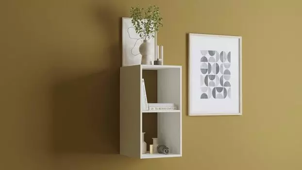 Стеллаж Scout 2 секции, цвет Белый лёд