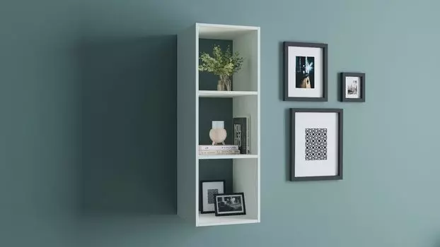 Стеллаж Scout 3 секции, цвет Белый лёд