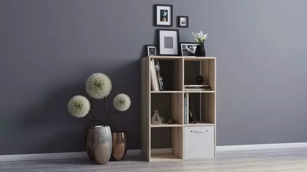 Стеллаж Scout 6 секций, цвет Анзиано