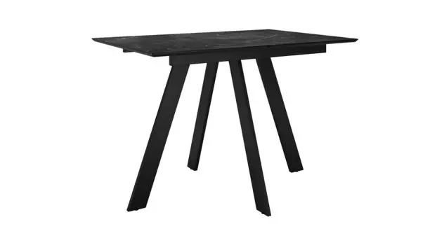 Стол Askona Home Bruce (Брюс) черная керамика черные опоры