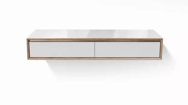 Стол консольный Glass, цвет Дуб белый