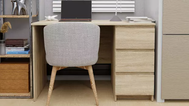 Стол письменный 3 ящика Tim, цвет Сонома