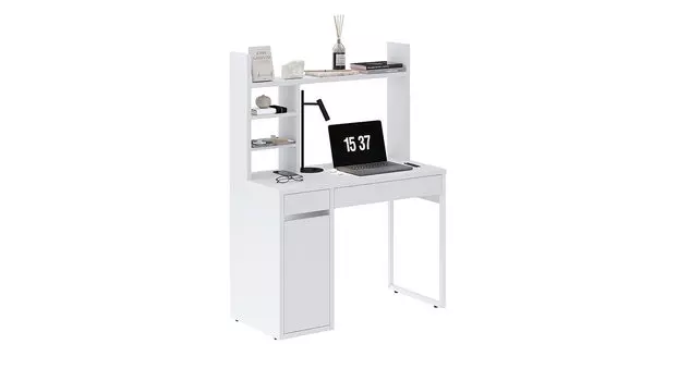 Стол письменный с надставкой Nero, цвет белый