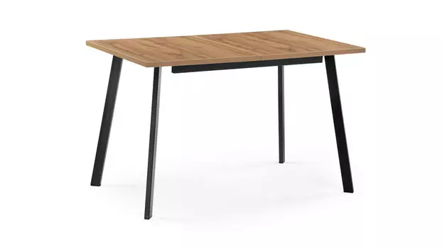 Стол раскладной Колон Лофт дуб вотан, матовый черный