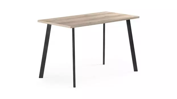 Стол Тринити Лофт делано светлый, матовый черный