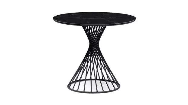 Стол Вивиен черный мрамор