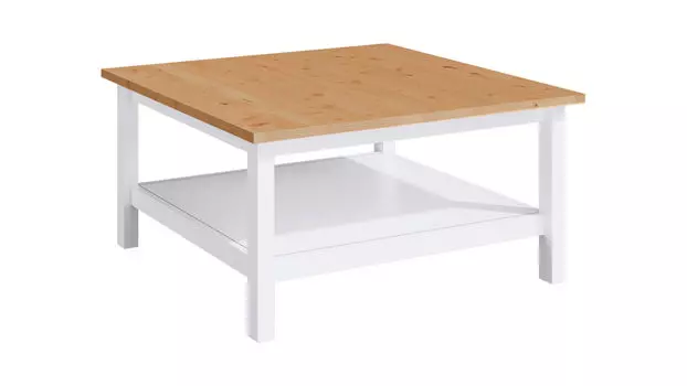 Стол журнальный Terek, цвет белый , светло-коричневый